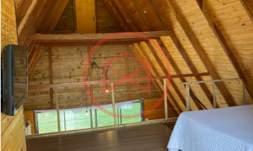 Chalé antes do centro de Ibiúna